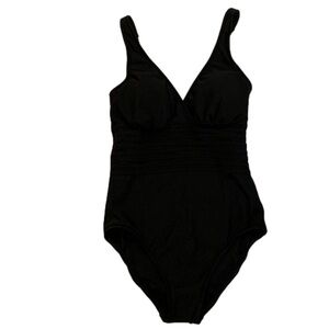 Aqua Green Swimsuit, Size M, Black